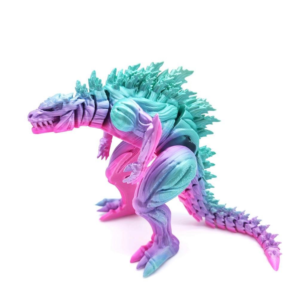 3D-printing Muskel Dinosaurleker Ledd Bevegelige Kreative Skrivebordsdekorasjoner Simulasjon Dyredinosaurmodell Guttegave