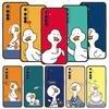 Lustige Cartoon Ente Gans Hülle Für Realme 16 15T 14 13 12 11 10 4G 9 8 5G Pro Plus C21 C25 C35 GT5 GT3 GT2 Neo 2 3 3T 5 Abdeckung