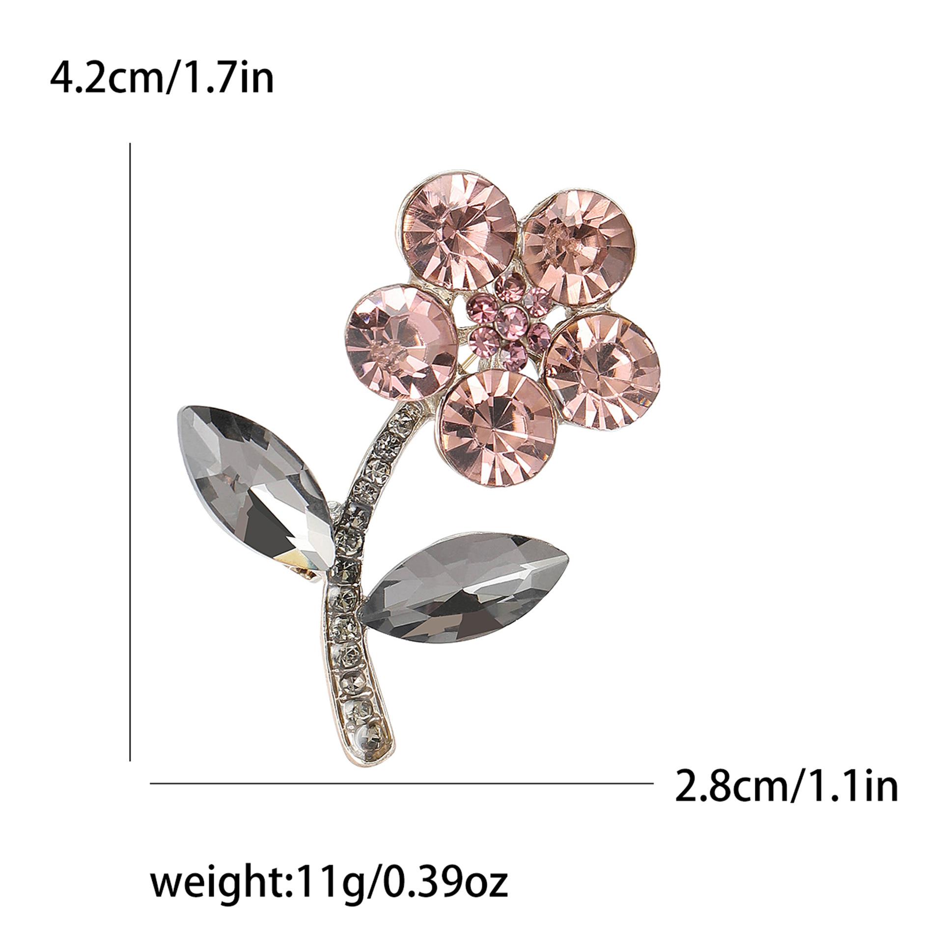 

Простой сплав полный бриллиант цветок брошь мода High Sense женское платье кардиган корсаж ювелирные изделия булавка