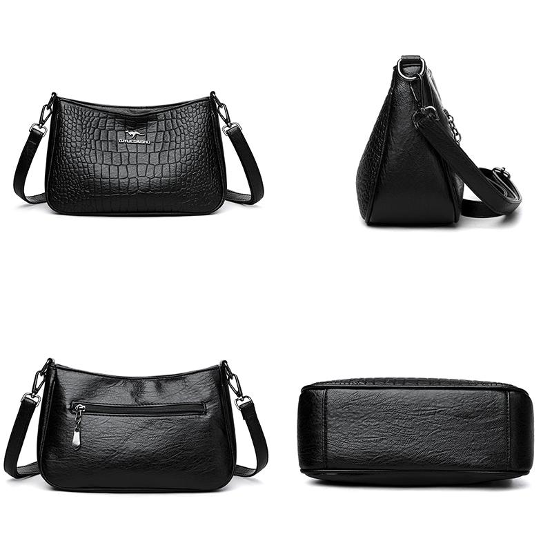 Luxury Designer Ladies Handbags High Quality Leather Shoulder Bags for Women 2025 Female Crossbody Bag Purses and Handbags New