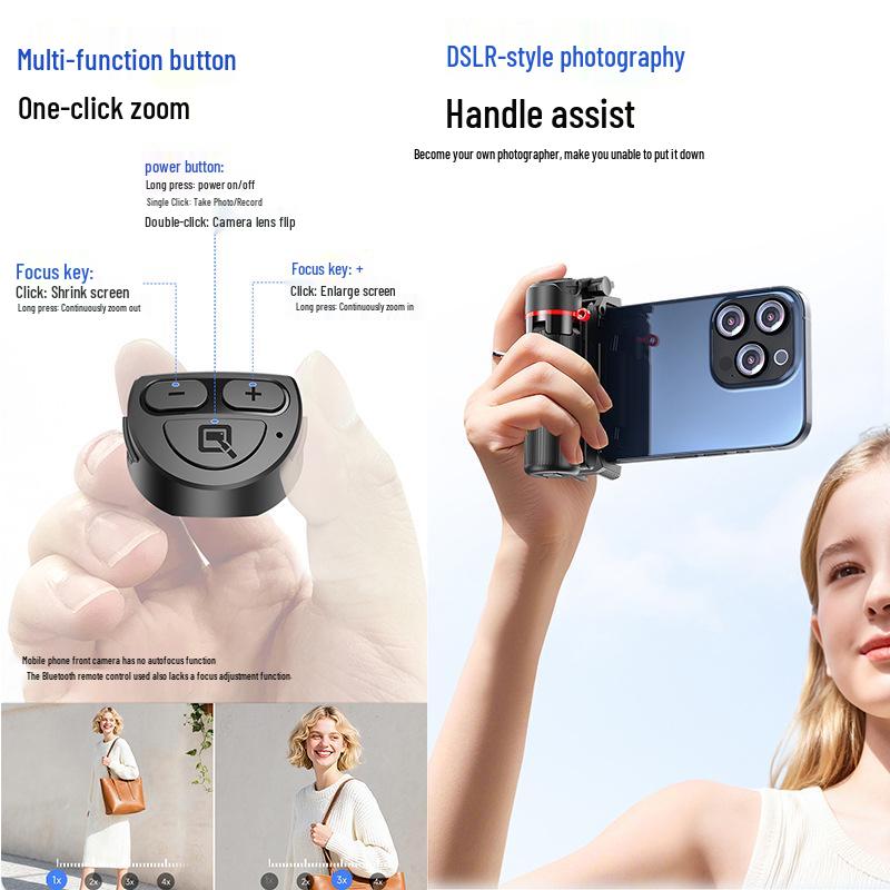 F07 Anti-shake Extendable Selfie Stick Tripod with Magnetic Phone Holder