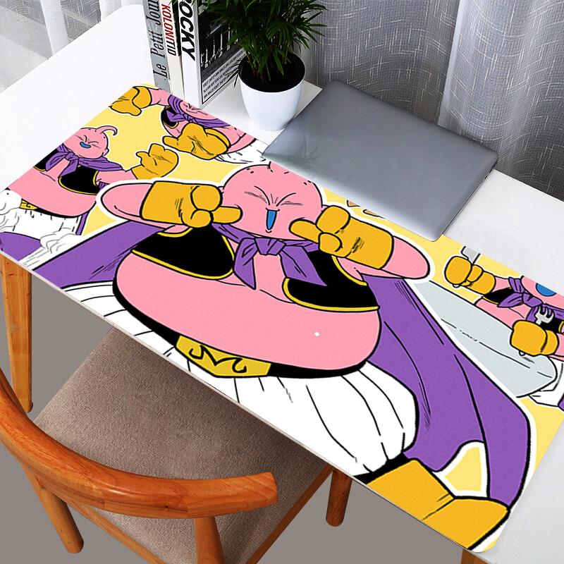 DBZ Dragon Ball Majin Buu Mouse Pad Professional Esports Gamers Speed Pc Gaming Rubber Keyboard Notbook Desk Mat Mousepad X