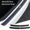 Rdxku5 2026 Hot 1Pcs Car Carbon Fiber Rear Bumper Trunk Protection Stickers For Volkswagen VW Scirocco GOLF MK6 Polo Tiguan CC PASSAT G