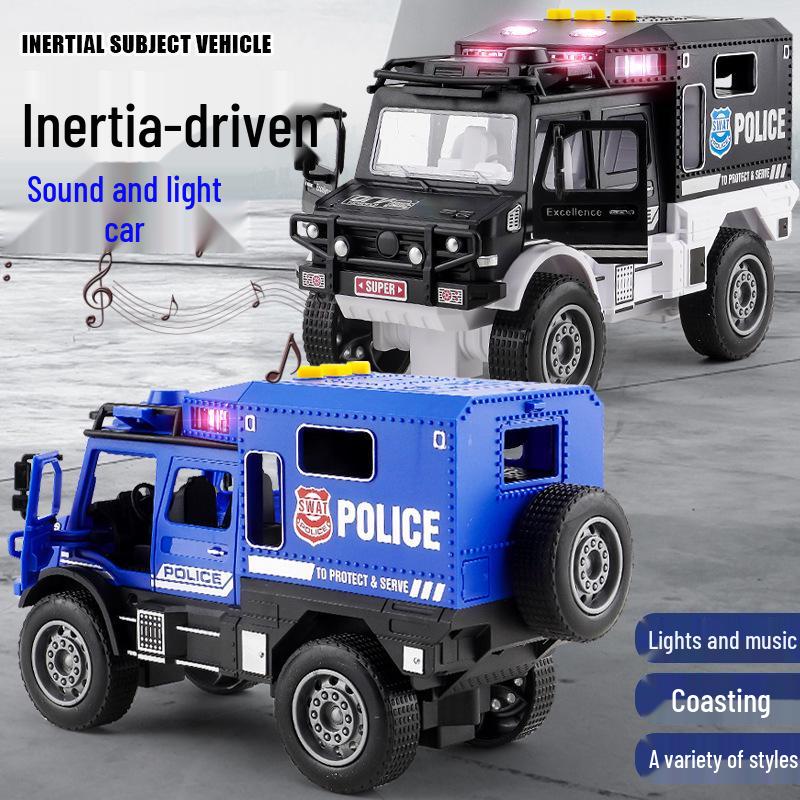Large Children's Toy Car Model with Lights and Music