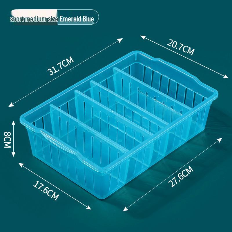 Klare Rechteckige Schreibtisch-Aufbewahrungsbox mit Schublade