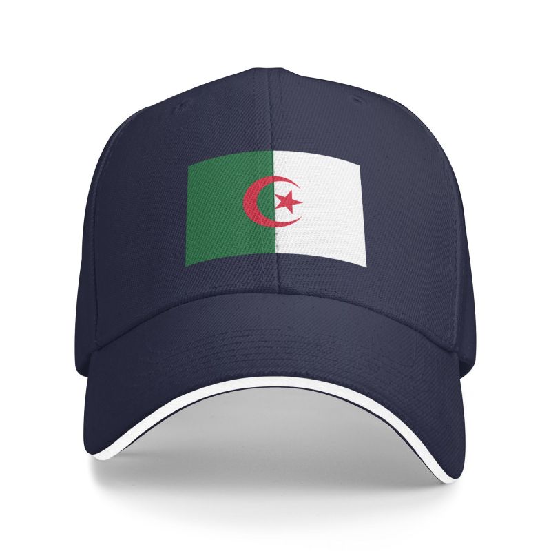 Custom Flag Of Algeria Baseball Cap Sun Protection Unisex Women's Adjustable Algerian Patriotic Dad Hat Autumn