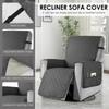Anti-slip Recliner Chair Cover Waterproof Armchair Slipcovers Lazy Coushion With Pocket Elastic Strap Living Room Home