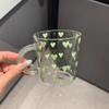 Macaron Color Handle Borosilicate Glass Cup