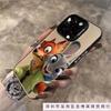 Cute Judy Nick Applies To Apple 15promax Mobile Phone Case iPhone12 Anti-drop 15plus Couple 13 Tide