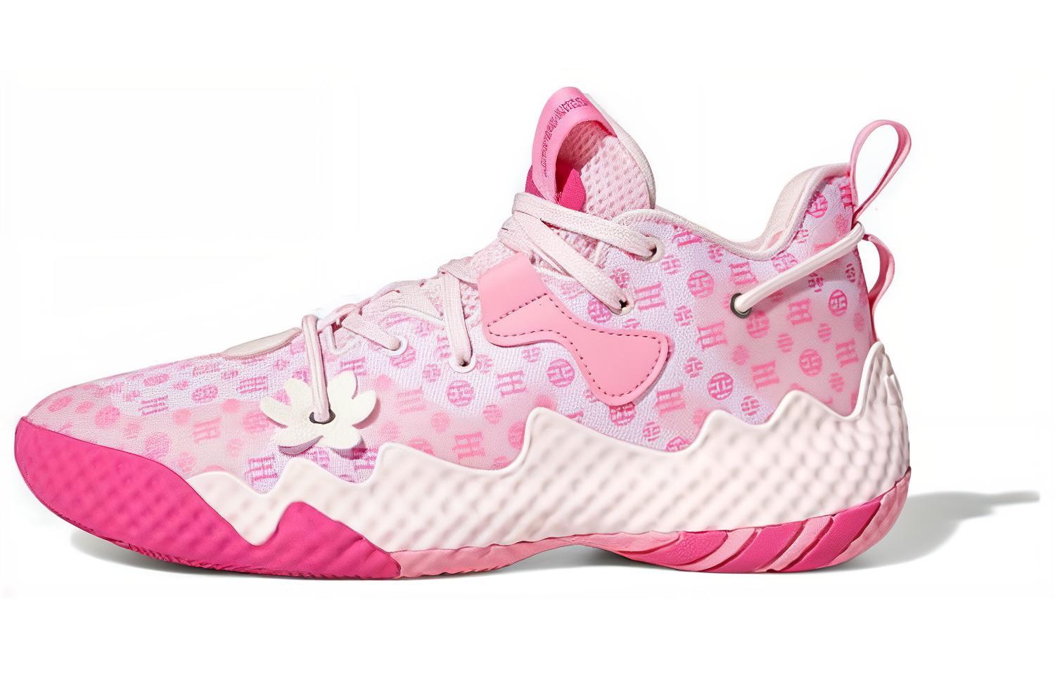 Harden Vol. 6 Adidas J Clear Pink Monogram GV7059 42⅔