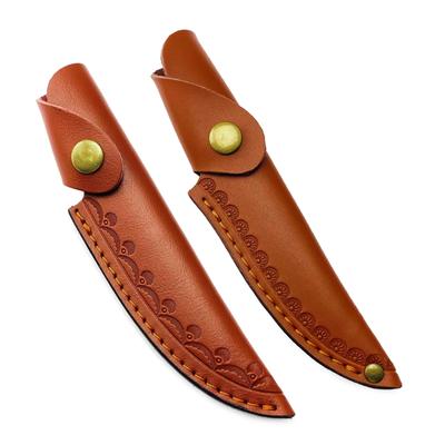 Leather Fixed-Blade Knife Sheath Outdoor Tool Belt Hunt Holster Carry Sheath Leather Knife Cover Multifunction Tool