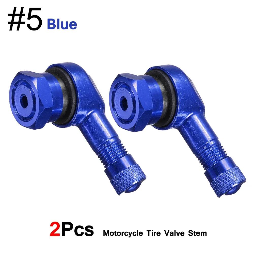 2Pcs 90 Degree Universal Motorcycle Aluminum Wheels Tire NCY Leak-proof TWPO Valve Caps CNC Motorcycle Tire Valve Stems