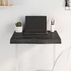 VidaXL Dark Grey Desk Top 60x60x6 Cm Treated Oak Wood 3156415
