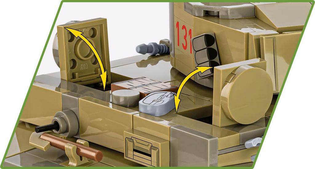 Cobi - Coleção Histórica - Tiger I No (896 peças).