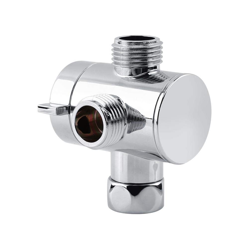 

Shower Head Replacement Branch Compatible with Bathroom Shower Hardware Part, T-Adapter, 3-Way Valve, Diverter, G1/2 Faucets,