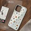 Fresh Flower Electroplated iPhone 15 Pro Max/14 Mirror Hard Shell Case