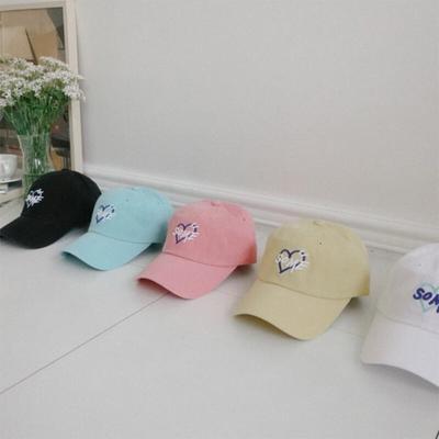 Women's Heart Embroidery SS Cute Hat