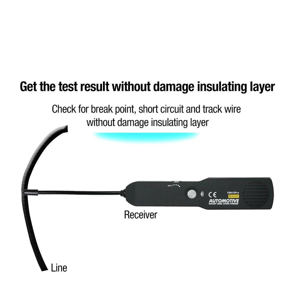 EM415PRO Automotive Circuit Detector with 6-42V Range and Tone Function