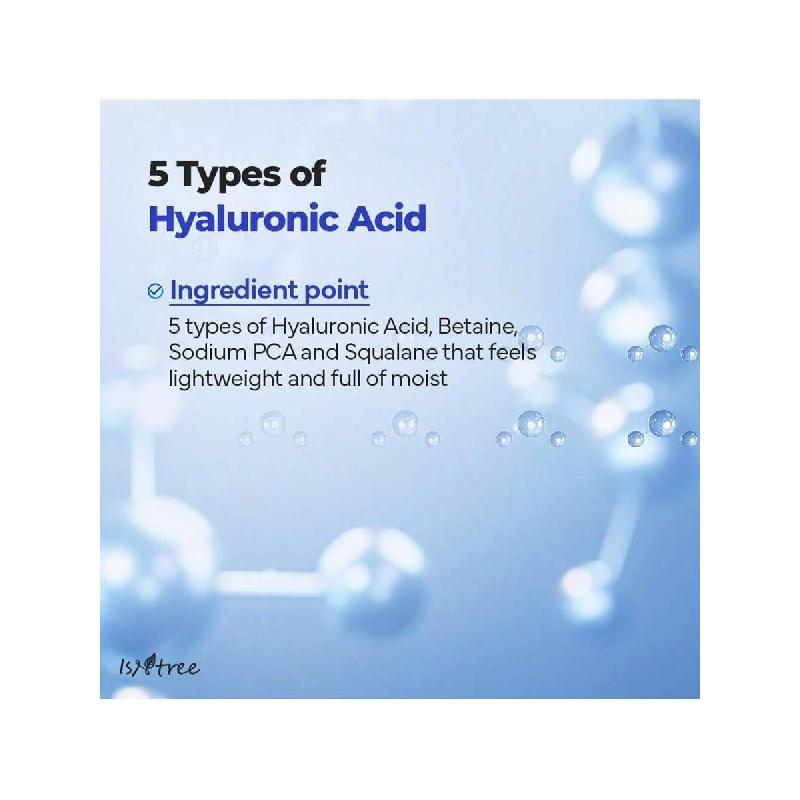 Isntree Cremă Gel Acvatic cu Acid Hialuronic 100ml | Îngrijirea Pielii Coreeană | Gel Hidratant Lejer | Hidratant cu Absorbție Rapidă