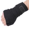 A Pair Black Polyurethane 3M Boxing Winding Bandage Fighting Sanda Muay Hand Wraps Sports StrapBlack Elastic 3m
