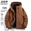 JEEP SPIRIT Men's 3-in-1 Outdoor Fleece Lined Jacket