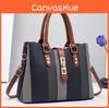 Stylish Size Large Color Block Tote Bag For Women Ideal For Casual Occasions