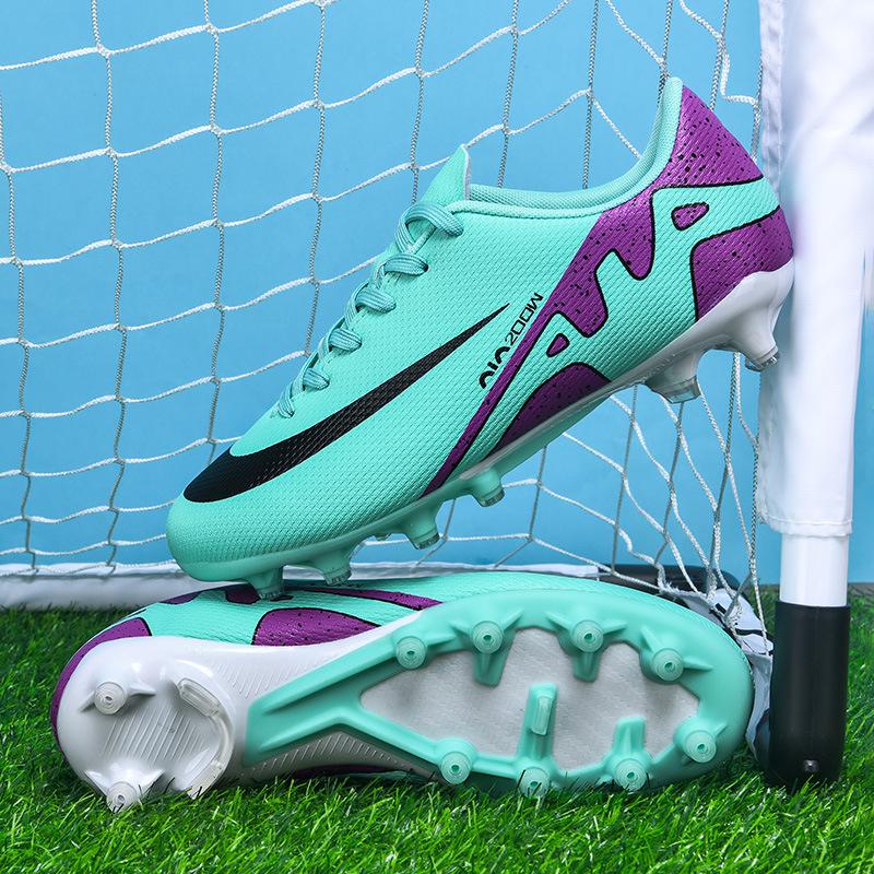 Foreign Trade Low-top Football Shoes Youth AG Long Nails TF Nails Competition Training Shoes Artificial Turf Sports Shoes Men