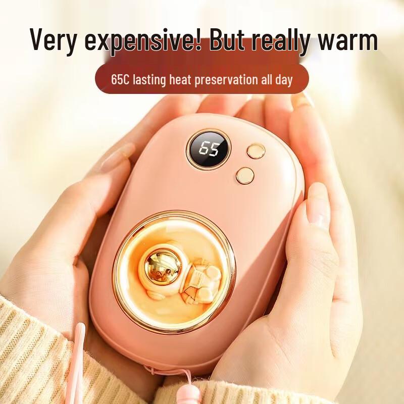 Baymax Mini Astronaut Digital Hand Warmer Power Bank