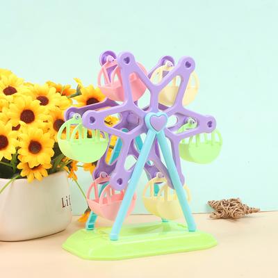 Casa de Muñecas Creativa Casa de Juego Mini Rueda de la Fortuna Accesorios para Muñecas