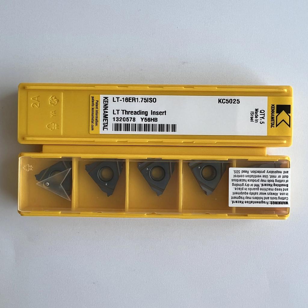 Original / LT-16ER1.75ISO KC5025  /  Industrial Indexable Carbide Inserts 10 Pcs