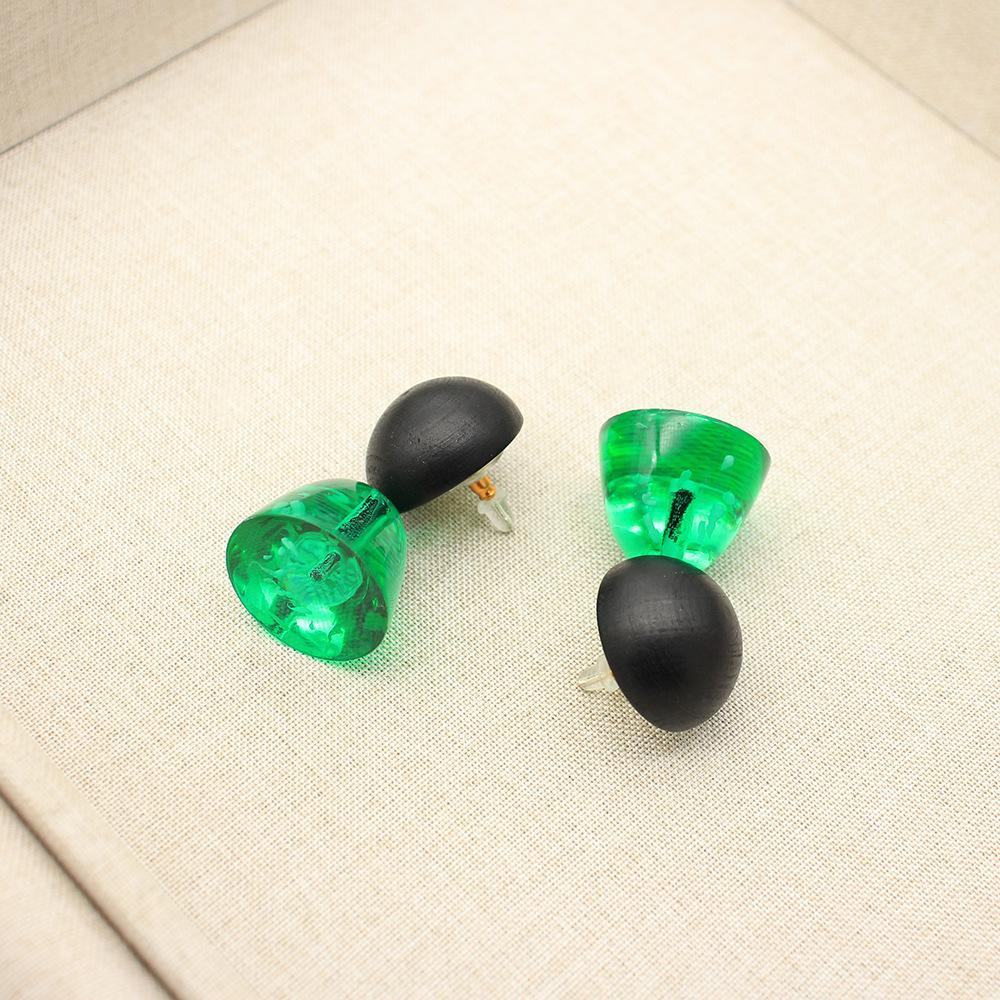 

MONIES Желейные стеклянные серьги с кисточками: Роскошный ароматный стиль с деталями из ракушек для женщин