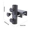 Sturdy Iron Adjustable Balconies Umbrellas Holders Portable Accessory for Outdoor Patios Deck Windproof Designs