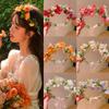 Multistyles Women Wedding Floral Headband Fashion Party Bride Garland  Wedding Baby Shower Decor