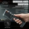 3-Stage Kitchen Knife Sharpener Quick-Sharpening Multi-Purpose Manual Whetstone for Chef's Knives Scissor Knife Sharpening