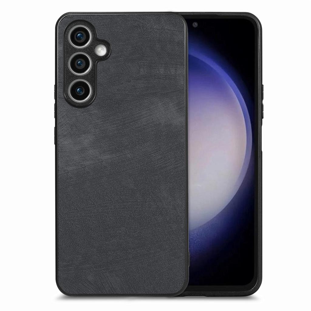 For Samsung Galaxy S23 FE Case Shockproof Slim Retro Leather Phone Back Cover