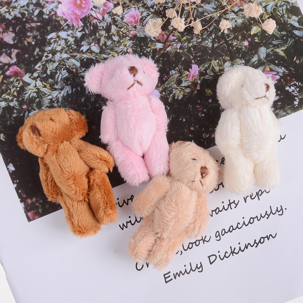 Mini 6 Cm Fluffy Bear Plush Stuffed Baby Toy Doll For Kids Candy Box Gifts Toy
