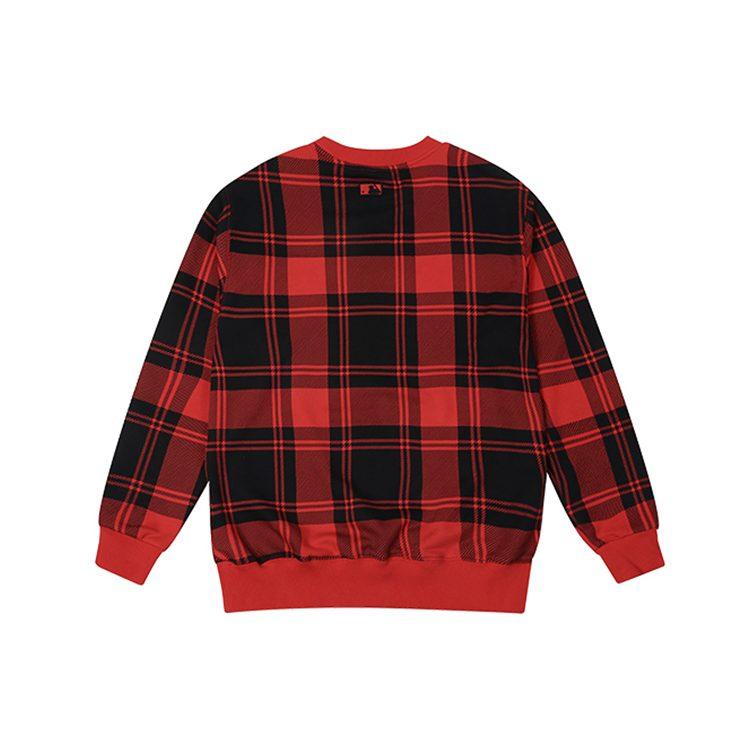 MLB Sweatshirts Unisex Red Crew Neck Moderate Regular 31MTE3041-43R