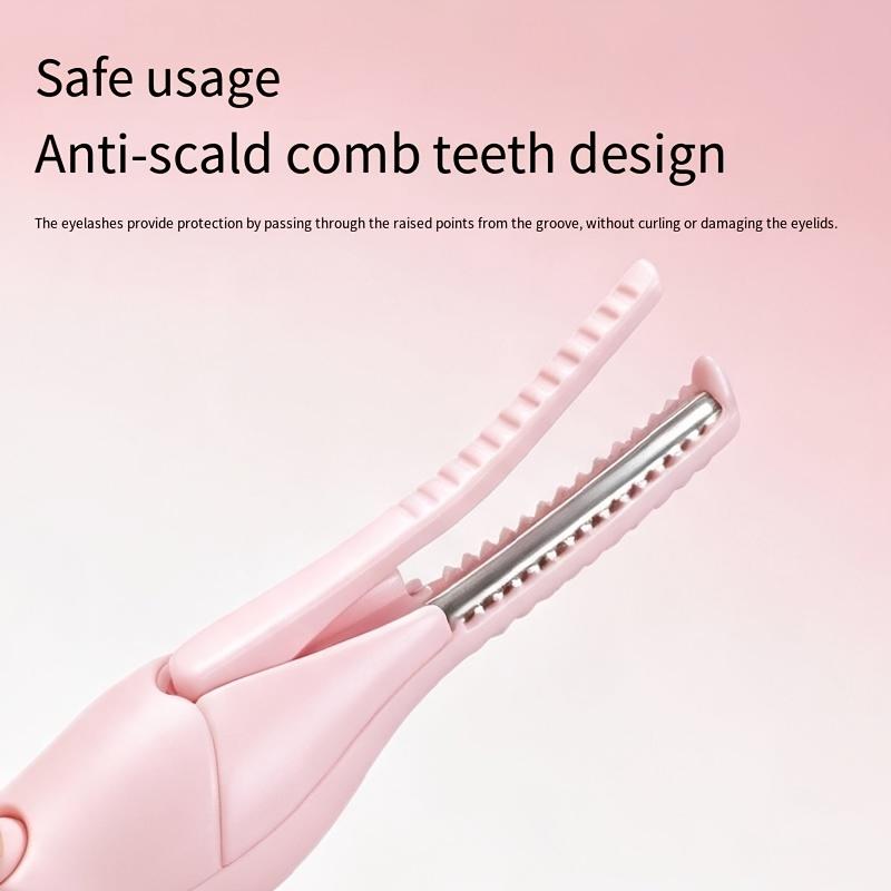 Electric Eyelash Curler Fast Eyelash Curler Long-Lasting Eyelash Comb Professional Heated Curling Brush Makeup Tools