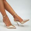 Fashion Baotou Stiletto Sandals Autumn New Pointed Toe Shallow Mouth Slip Strap Non-slip High Heels