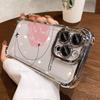 Airplane Heart Plating Case For Infinix Note 50 50S 50X 40 30 Pro Hot 60i 60 40 40i Smart 10 Plus 8 9 Clear Cover