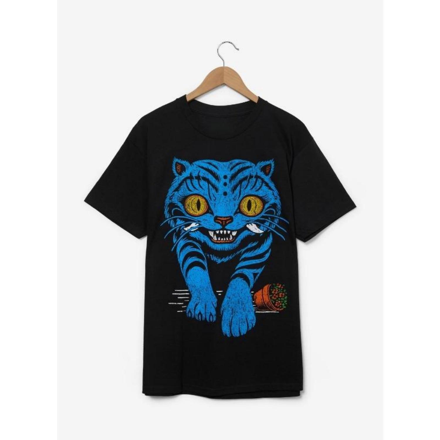 Cotton Comfortable Sports Style Monster Hunt Anime Printed Short Sleeved Shirt for Children Short Sleeved Shirt for Adults S чёрный