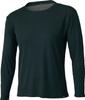ZETT Baseball Cool Z Crew Neck Long Sleeve Black XO BO8210G Undershirt, (1900), Size,