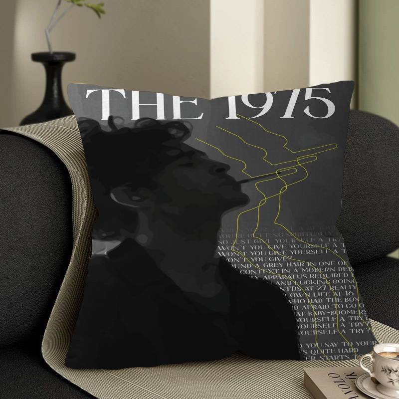 

The 1975 45*45cm Cushion Cover Pillow Cover Decor Pillowcase Home Pillowcase for Couch Pillow 12x12Inch