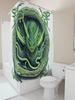 Epic Dragon Art Shower Curtain - Waterproof, Mildew-Resistant, Machine Washable For Fantasy-Themed Bathroom Decor