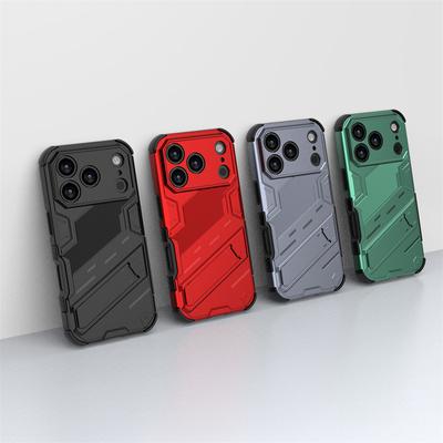 For iPhone 17 Pro Case iPhone 17 Pro Cover Punk Style Holder Bumper Shield Protective Phone Case For iPhone 17 Pro Max Air Funda