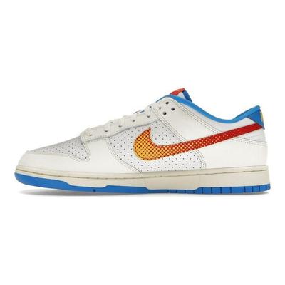 Erkek Dunk Low Harlem Globetrotters Paketi Unisex Spor Ayakkabıları Krem Yel University-Red HQ3613-133