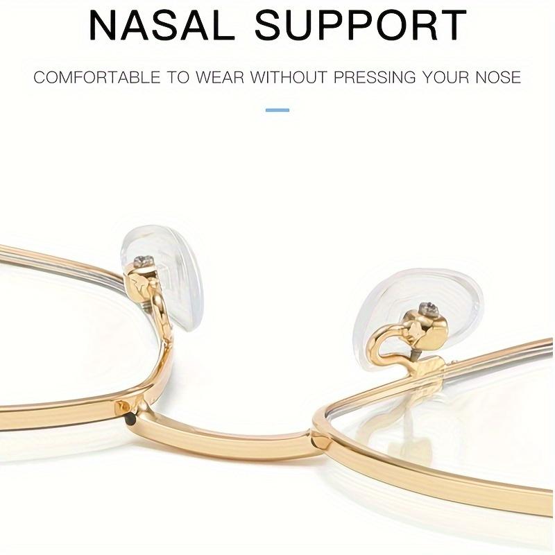 1Pcs New Metal Frame Men And Women Fashion Glasses Tac Material Day And Night Anti-Blue Light Glasses