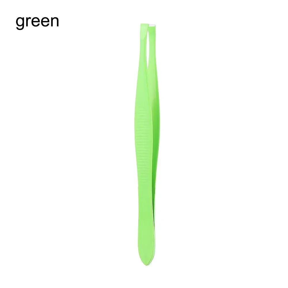 Pro Plastic Eyebrow Tweezer Anti Static Safe Electronic Industrial Maintenance Tools Multifunctional Women Beauty Nail Tools