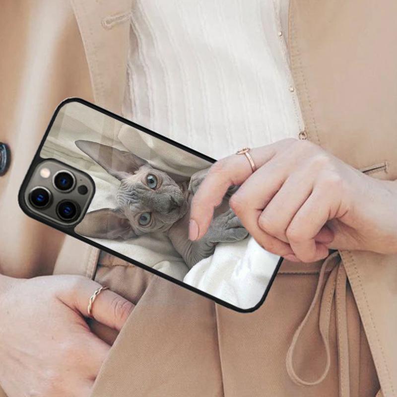 Sphinx Cat Printing Drawing Magnetic Phone Case For APPLE iPhone 17 Air 16 14 13 12 Pro Max 15 Plus Wireless MagSafe Cover