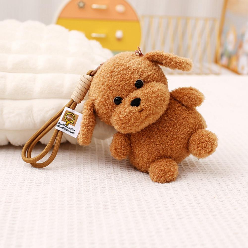 Stuffed Animal Husky Corgi Plush Schnauzer Dog Stuffed Keychain Dog Plush Pendant  Kids Toy